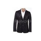 Wholesale Quality Size 50, Size 52, Black Stylish and Casual Mens Leather Blazers
