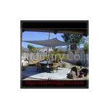 Heavy Duty Desert Sand Mesh Shade Sail 5mx5m Square Backyard Pool Lawn Awning thumbnail-1