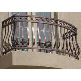 wrought iron balcony railing designs / aluminum rail for balcony / forged iron balcony railings designs