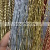 Round Beads, Golden Color, Silver Color Garment Beads thumbnail-3