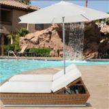 Patio Rattan Lounge Set thumbnail-1