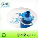 2016 Novelty Gifts Best Eco Friendly Small Silicon Squeeze Bottles Foldable Water Bottle With Flip Lid thumbnail-2