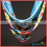 Neck Accessories Printed Landscape Painting Designer Scarf Women thumbnail-1