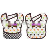 Pastoral Flower Pattern Printed Cotton Bibs to Baby thumbnail-5