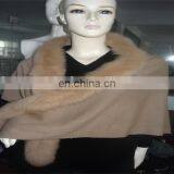 2017 Fashion Design Women Cashmere Fur Cape