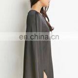 Ladies Smart Casual Dress Layered Back Sexy Sheath Mini Dress With a Layered Keyhole Back thumbnail-3