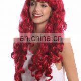 Carnival Red Curl Long Party Wigs P-W203 thumbnail-2