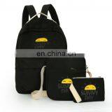 Wholesale Fashion Canvas 3pcs School Backpack Bag Set thumbnail-3