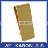 cheap quality blank bronze money clip to engrave