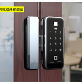 F5/F6-Fingerprint and Code Lock for Frameless Glass Door thumbnail-4
