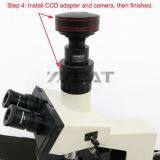 Trinocular Microscope CCD Adapter BH2 Trinocular Interface Conversion Base for Olympus Biological Stereo AX BX CX MX CX2 BX2 SZX thumbnail-5