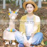 Yarncrafts Alpaca Funny Decoration Children Cute Soft Animal Foot Stool