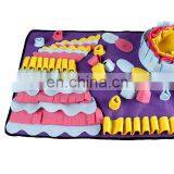 Manufacturer Wholesale Feeding Washable Portable Polyester Pet Dog Colorful Snuffle Mat thumbnail-1