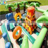 Amazon Forest Lizard Amusement Jungle Theme Park Castle Inflatable Fun City thumbnail-6
