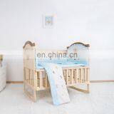 2020 New Design Baby Bumper Set 100% Cotton Fabric Cartoon Printed Luxury Modern Style Multi Size Baby Crib Bedding Set thumbnail-7