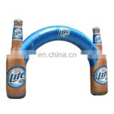 outdoor inflatable beer bottle arch drink bottle gate for sale