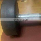 Fitness Equipment Round Head Black pu Barbell Plate thumbnail-4