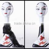 Wholesale Cheaper Head Mannequin, RetroStyle Mannequin Head Window Dispaly Plastic Female Head Realistic Head Manikin,H1060 thumbnail-2