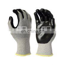 Anti Cut Resistant Level 5 Nitrile Smooth Coated Cut Proof Gloves thumbnail-3
