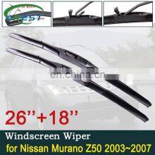 for Nissan Murano Z50 2003~2007 2004 2005 2006 Front Windscreen Windshield Wipers Car Accessories Stickers Car Wiper Blades thumbnail-1