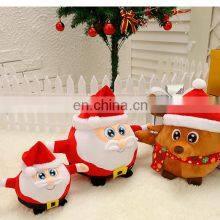 Plush Fast Shipping Shining Concert Singing Santa Claus Elk Doll Plush Toys Children Christmas Presents Gifts thumbnail-4