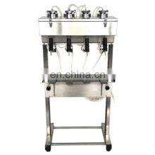 Perfume Filling Machine Penumatic Liquid Filling Machine Vacuum Liquid Filler Four Head