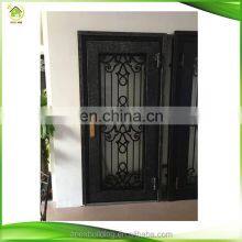 Simple Wrought Rod Iron Single Front Doors Price thumbnail-2