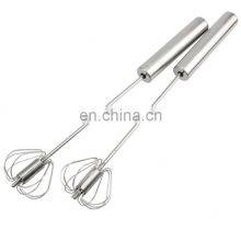 Custom Mini Rotary Stainless Steel Rotating Egg Whisk thumbnail-2