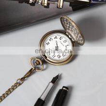 GOHUOS High Quality Alloy Simple Vintage Pocket Wrist Watch Quartz Analog Large Face Watch thumbnail-3