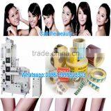 Adhesive Transparent PVC PE BOPP PET IR UV Flexo Sticker Label Printing Machine ( With Die Cutting and Slitting) Quality Choice Mos