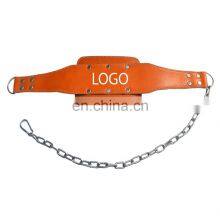 Wholesale High Quality Gym Cowhide Weightlifting Dipping Belts thumbnail-3