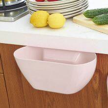 Plastic Wastebaskets Hanging Trash Can Waste Bins Deskside Recycling Garbage Container thumbnail-4
