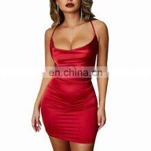 Sialwings Wholesale Prime Quality Satin Silky Ladies Party Sexy Dress Top Selling Women Fashion Dresses Manufacturer thumbnail-2