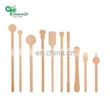 Yada Custom Round Handle 6 Inch Coffee Stirrers Stir Sticks Biodegradable Disposable Natural Birch Wooden Stir thumbnail-1