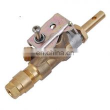 Cooker Heating Knob Control Heater Safety Cylinder Brass Stove Forged Brass Gas Valve