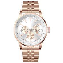 Hot Sales Fashion Simple Dial Casual Man Luxury Stainless Steel Crystal Bracelet Quartz Wrist Watch thumbnail-3