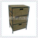 Seagrass 3-drawer Compact Storage Chest