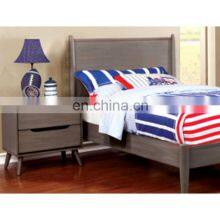 Hercules Black Vinyl Seat/Clear Coated Metal Frame Side Bedside Table thumbnail-3