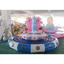 Guangdong Supply Zhongshan Taile Amusement Manufacturing Small and Medium Sized Indoor and Outdoor Children's Puzzle Naughty Fort Climbing Amusement Electric Rotating Inflatable Hippocampus (LT-KL02) thumbnail-2