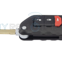 FCC OHT1130261 Keyless / Proximity Smart Flip Key 3 Button 433mhz 4A Chip for 2018-2021 Jeep Wrangler Gladiator P/N 68416782AA thumbnail-4