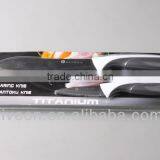 2014 LIVEON 2pcs Black Titanium Boned 3.5"Paring Knife &8" Chef's Knife thumbnail-1