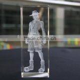3D Laser Engraving Cartoon Character Image Logo Crystal Decoration thumbnail-1