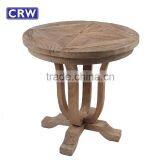 RE-1623 Reclaimed Rough Wood Top Furniture Rustic Coffee Table thumbnail-1