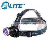 Rechargeable uv Light Headlamp 390-395nm 5w Black Light Headlamp thumbnail-1