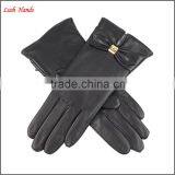 Women's Winter Genuine Leather Hand Gloves thumbnail-4