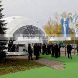 Geodesic Dome Marquee Event Geodesic Dome Tent Half White and Half Transparent PVC200person Dome Mode Marquee for Sale