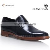 Fashion business dress men shoe made by leather from China with Cheap price slip on men shoe
