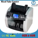 Mixed-Notes Currency Discriminator/Money Counter/Bill Counter with UV,MG/MT,IR Detections for USD & Ghanaian Cedi(GHC)