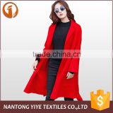 2016 new red style and whole sale best price office lady/women winter wrap coat