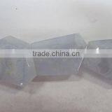 Wholesale Tumbled Flat Loosen Faceted Gemstone Supplier Blue Chalcedony thumbnail-2